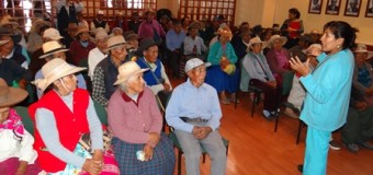 REALIZAN CAMPAÑA DE SALUD MENTAL CON EL TEMA: “PREVENCIÓN DE ENFERMEDADES RESPIRATORIAS” DIRIGIDO A LOS BENEFICIARIOS DEL PROGRAMA PENSIÓN 65.