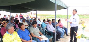 ALCALDE DE TORATA COMPROMETIDO CON PRODUCTORES DE LA ASOCIACIÓN IRRIGACIÓN SAN JUAN DE DIOS – QUELE