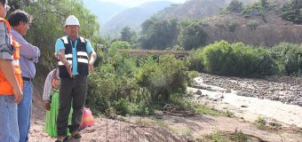 MUNICIPALIDAD DE TORATA EMPRENDE ACCIONES ANTE LOS DAÑOS POR EL INCREMENTO DEL RIO MOQUEGUA EN EL VALLE DE TUMILACA