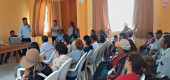 ALCALDE DE TORATA INSTA AL MINISTERIO DE AGRICULTURA COMPROMETER PRESUPUESTO PARA REHABILITAR LOS DAÑOS EN TUMILACA