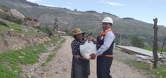 CONTINÚA LA AYUDA A LOS POBLADORES AFECTADOS POR LAS LLUVIAS EN EL DISTRITO DE TORATA