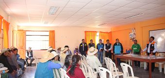 ALCALDE DE TORATA Y AGRICULTORES DE OTORA CONCERTARAN ESFUERZOS PARA LOGRAR PROYECTOS EN BENEFICIO DE LA AGRICULTURA