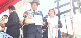 CONCEJO MUNICIPAL DE TORATA RINDE SALUDO INSTITUCIONAL AL DISTRITO DE CHOJATA POR SU 63 AÑOS DE CREACIÓN POLÍTICA