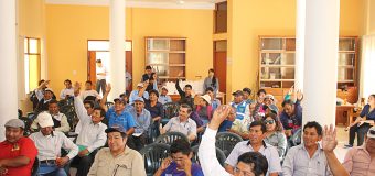 AGENTES PARTICIPANTES PRIORIZAN PROYECTOS  A FAVOR DEL AGRO Y SANEAMIENTO BÁSICO PARA EL AÑO FISCAL 2020