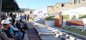 MUNICIPALIDAD DE TORATA INAUGURA PROYECTO DE MEJORAMIENTO EN PISTAS Y VEREDAS EN EL AA.HH. CERRO BAÚL DE YACANGO