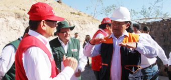 ALCALDE DE TORATA SE REUNE CON EL MINISTRO DE VIVIENDA PARA DEFINIR LA INSTALACIÓN DE PTAP PORTÁTIL EN TUMILACA