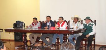 MINISTRO DE AGRICULTURA RETORNARA LA PRIMERA SEMANA DE FEBRERO PARA ATENDER LAS DEMANDAS DE LOS AGRICULTORES DE TORATA